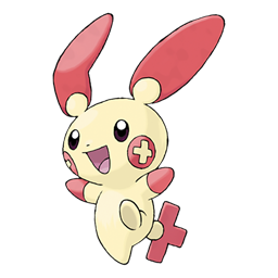 Plusle artwork